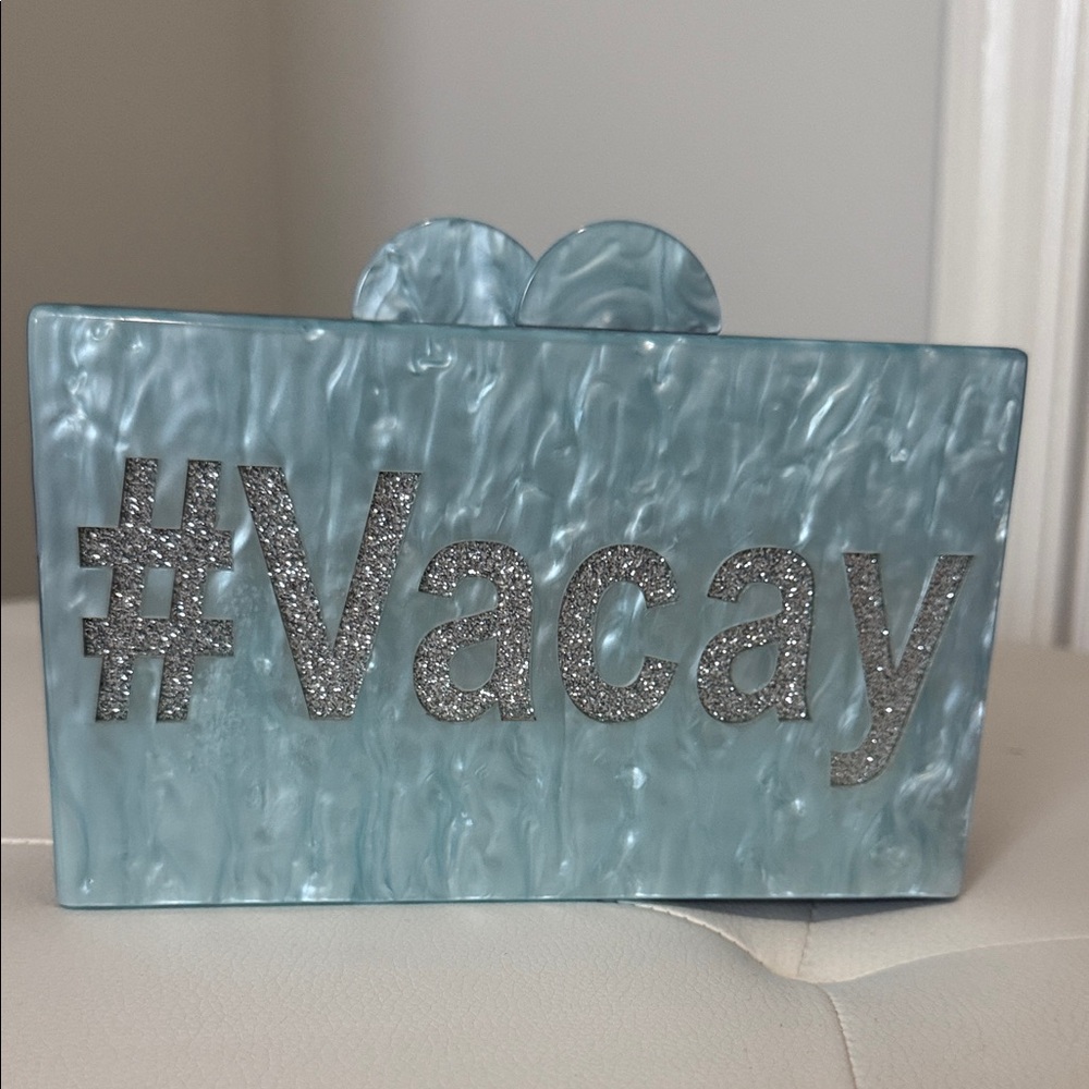 Circus by Sam Edelman Blue Acrylic Clutch